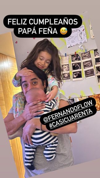 Fernando Godoy recibió adorable saludo de cumpleaños de Ornella Dalbosco: ella compartió fotografía familiar