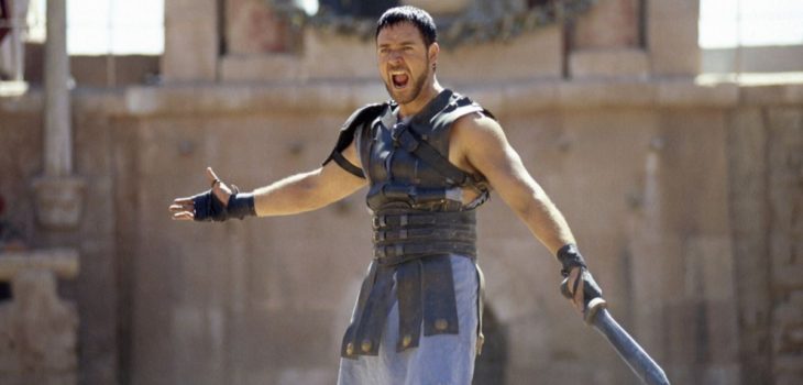 Russell Crowe coliseo romano Gladiador