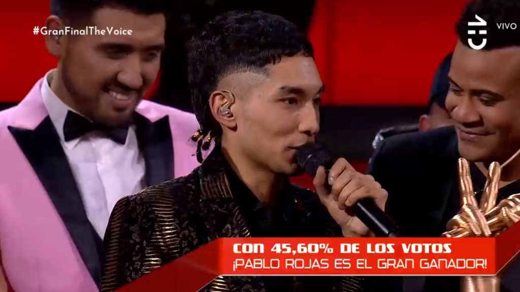 Pablo Rojas ganador de The Voice
