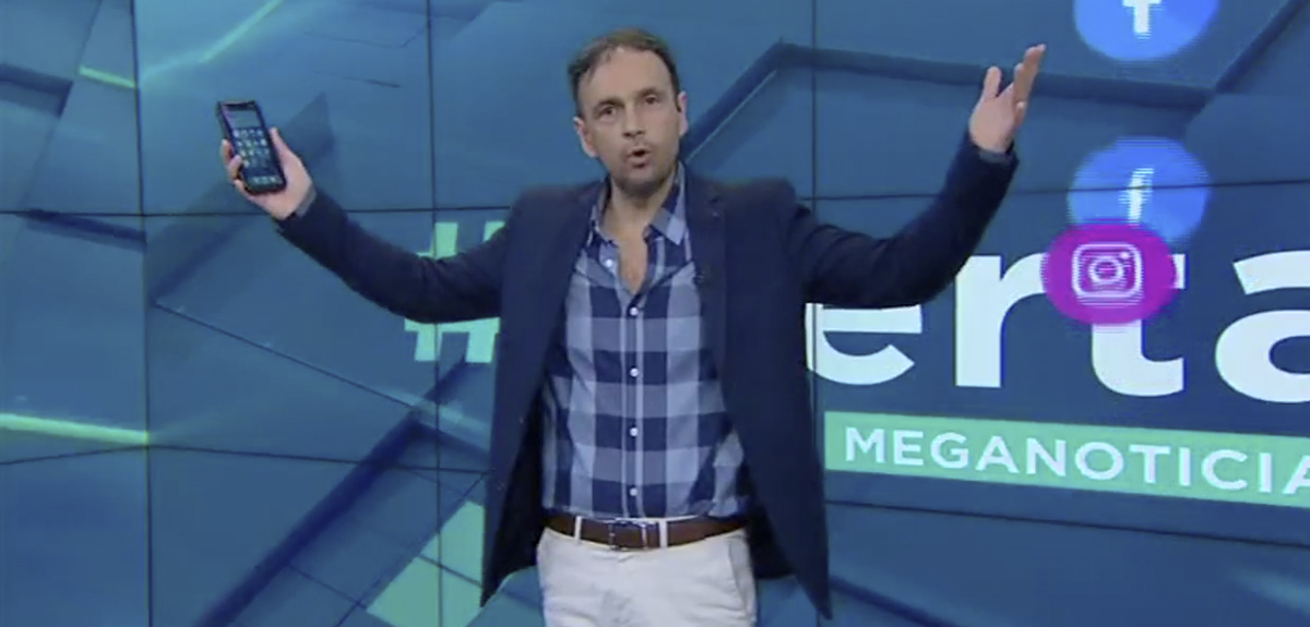 Rodrigo Sepúlveda realiza descargo en plena emisión de "Meganoticias Alerta" por cortes comerciales