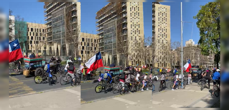 Chofer de carreta que arrolló a ciclistas en pleno enfrentamiento en la Alameda quedó detenido