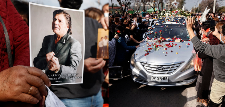 El emotivo último adiós a Zalo Reyes: así fue el multitudinario funeral del ‘Gorrión de Conchalí’