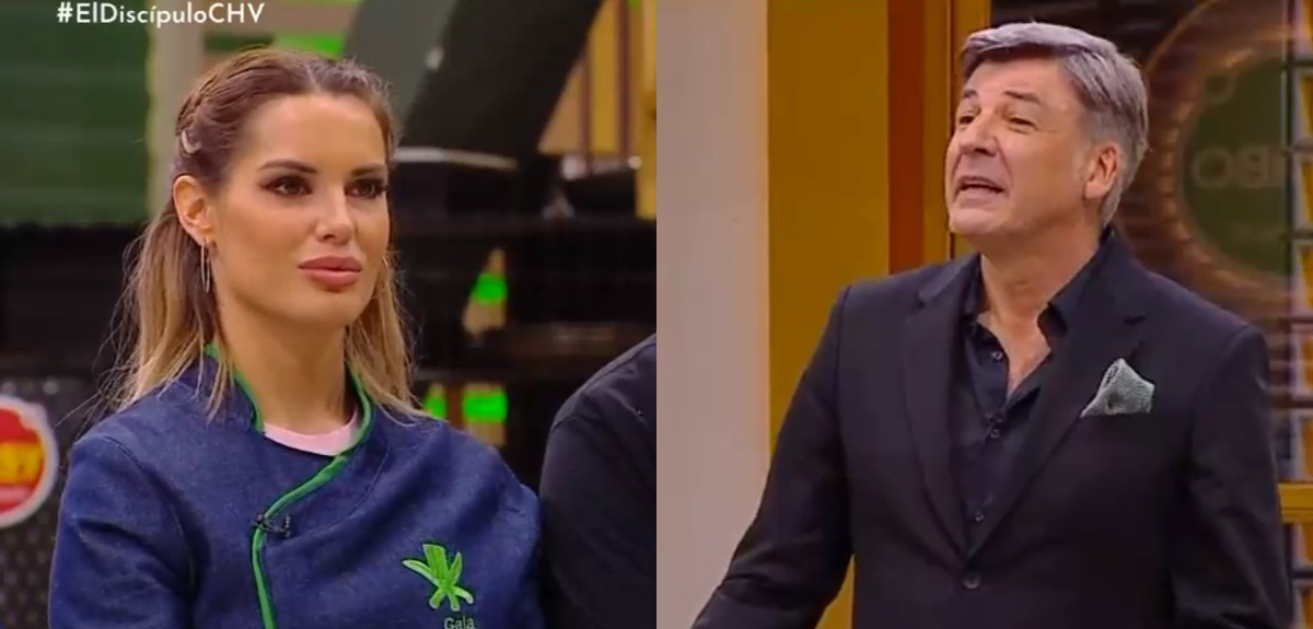 Gala Caldirola no pudo ocultar lo que le provoca Yann Yvin en El Discípulo del Chef