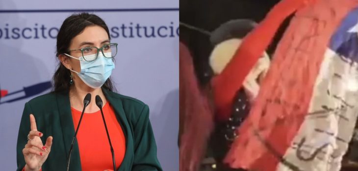 Gobierno condenó performance sexual con bandera chilena