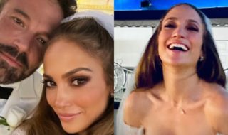 Jennifer López reveló los tres vestidos de novia que usó en su matrimonio con Ben Affleck