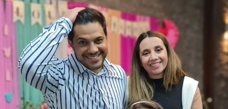 Simón Oliveros y Natalia Saavedra compartieron nuevas fotos de su hija recién nacida: “Estamos bien los 4”