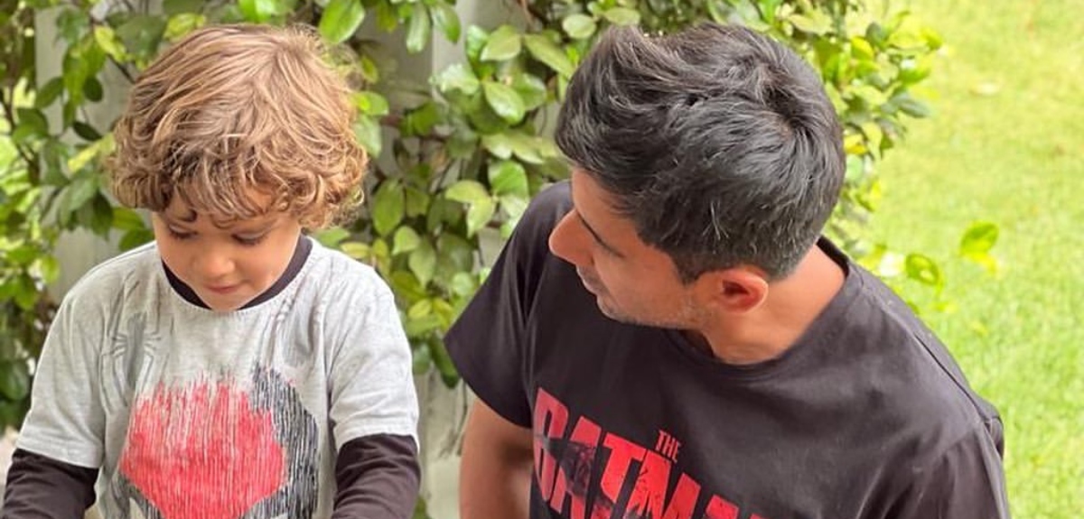 JP Queraltó compartió tierna foto junto a su hijo tras evento escolar: 