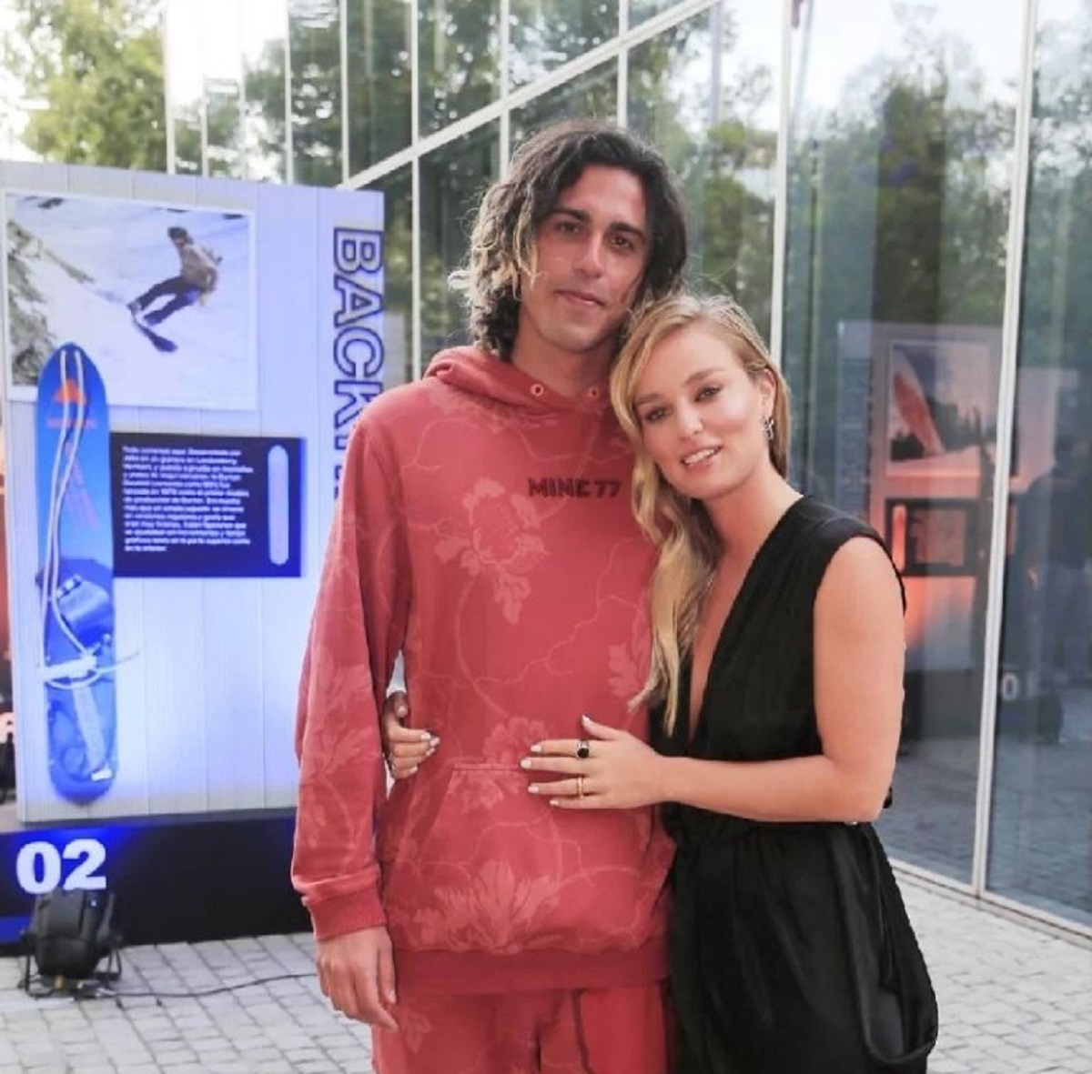 Kika Silva y su pareja