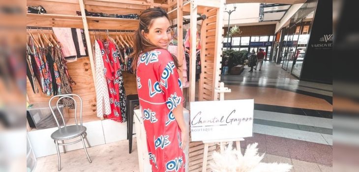Chantal Gayoso se instaló con su primera tienda física de vestuario: 