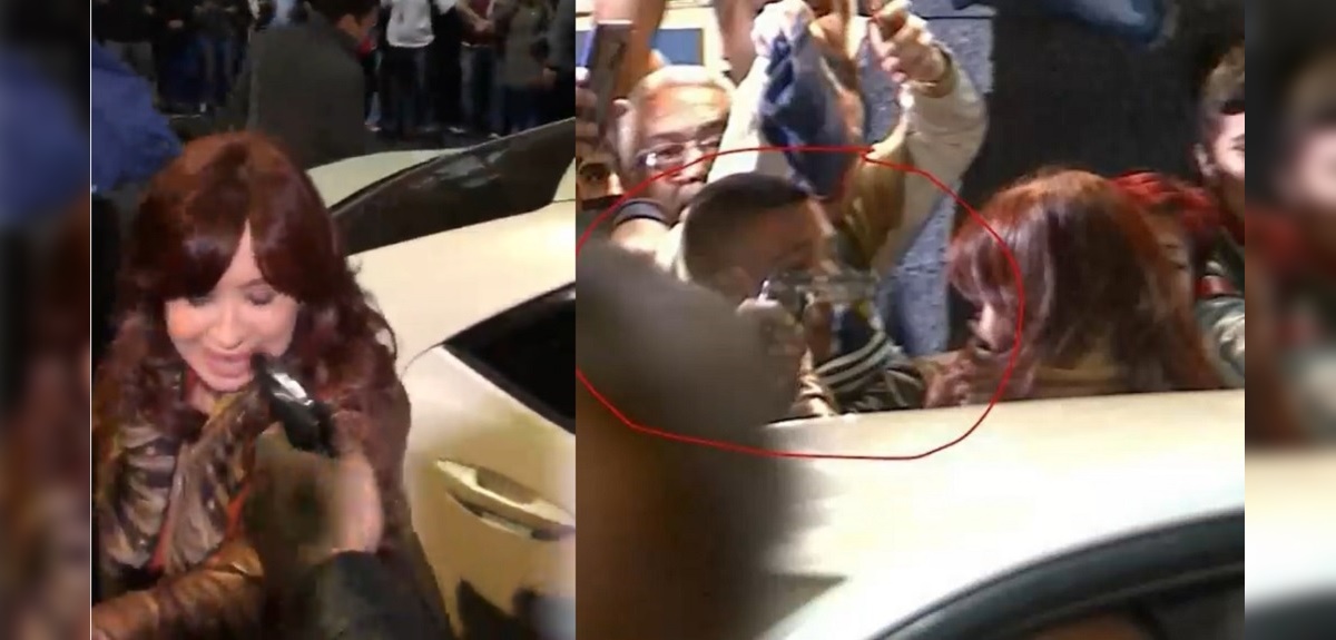 Conmoción en Argentina: apuntan con arma en la cabeza a Cristina Fernández afuera de su casa