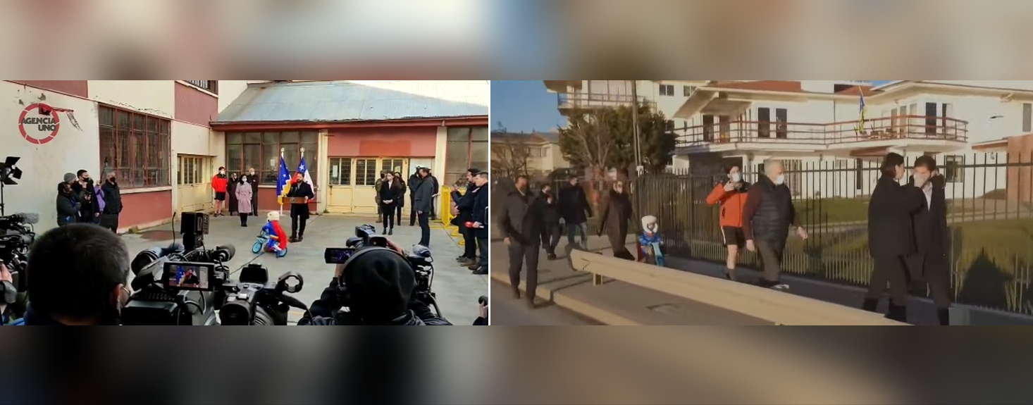 Niño disfrazado de Superman le quitó protagonismo a Boric: ¿quién es el pequeño que lo acompañó?