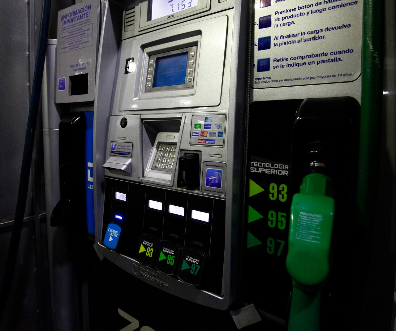 “Abusivo”: denuncian que Transbank cobra $6 extra por litro de bencina a clientes