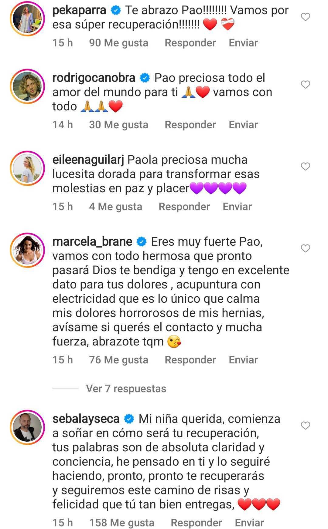 Mensajes para Paola Troncoso