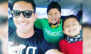 Pato Laguna hijos gimnasio