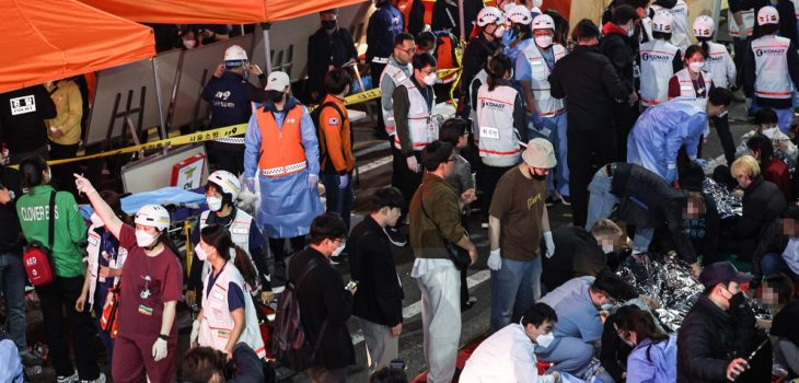 Estampida humana en Halloween dejó al menos 146 fallecidos en Seúl