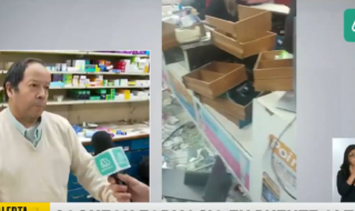 Dramático testimonio tras saqueo a farmacia de barrio en Puente Alto: "Nos quedaremos sin trabajo"