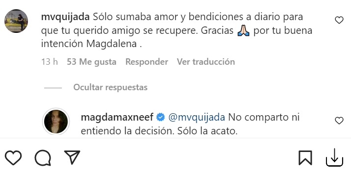 Magdalena Max-Neef decisión familia Gabriel Prieto