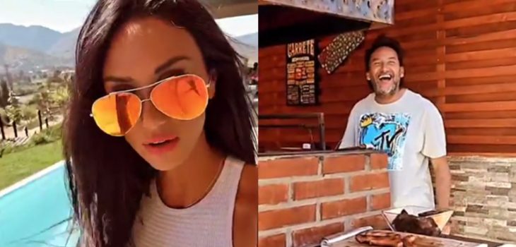 Pamela Díaz publicó cómico video junto a Daniel Fuenzalida: lo bromeó por término de 'Me Late'