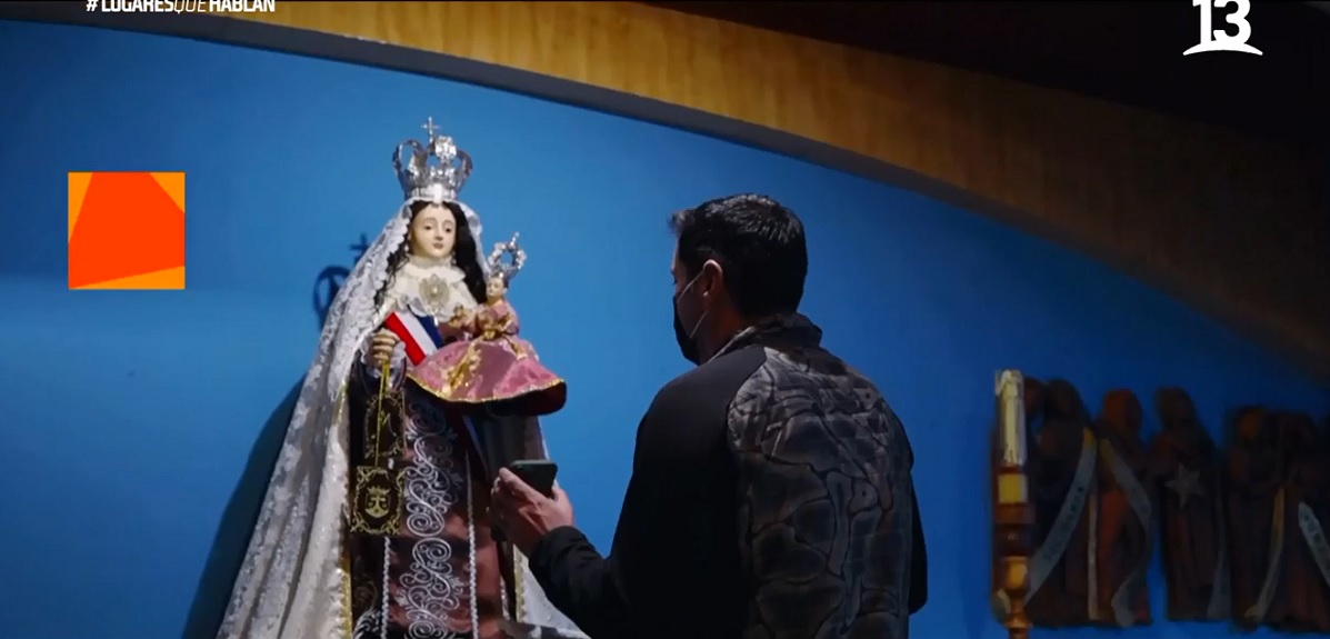 Pancho Saavedra le presentó Virgen de La Tirana a su hija Laura