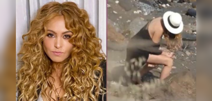 Amiga de Paulina Rubio asegura que íntimas imágenes no pertenecen a la cantante.
