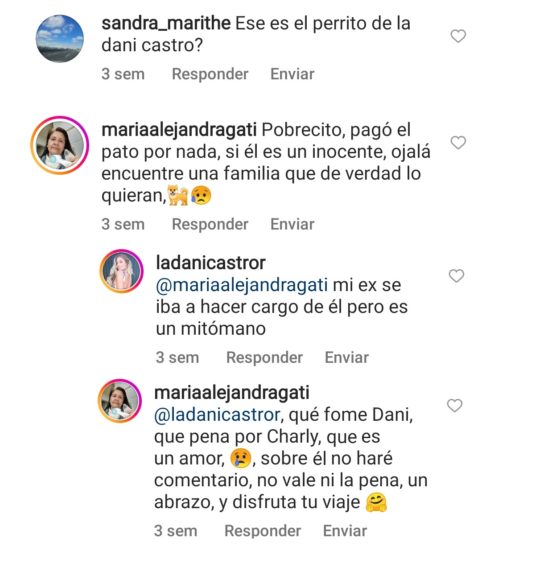 Daniela Castro acusa a expareja