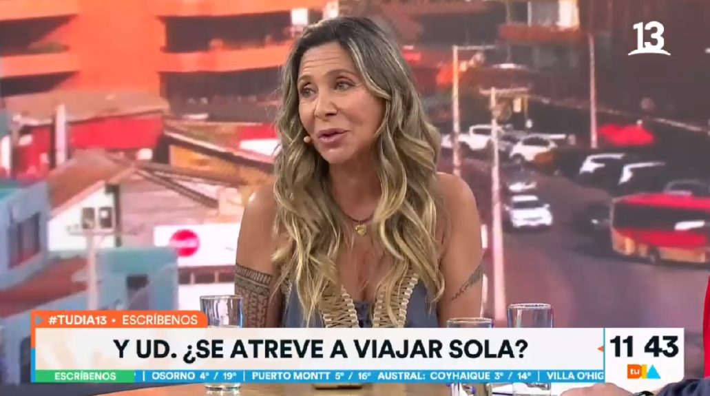 Anita Córdova en Canal 13