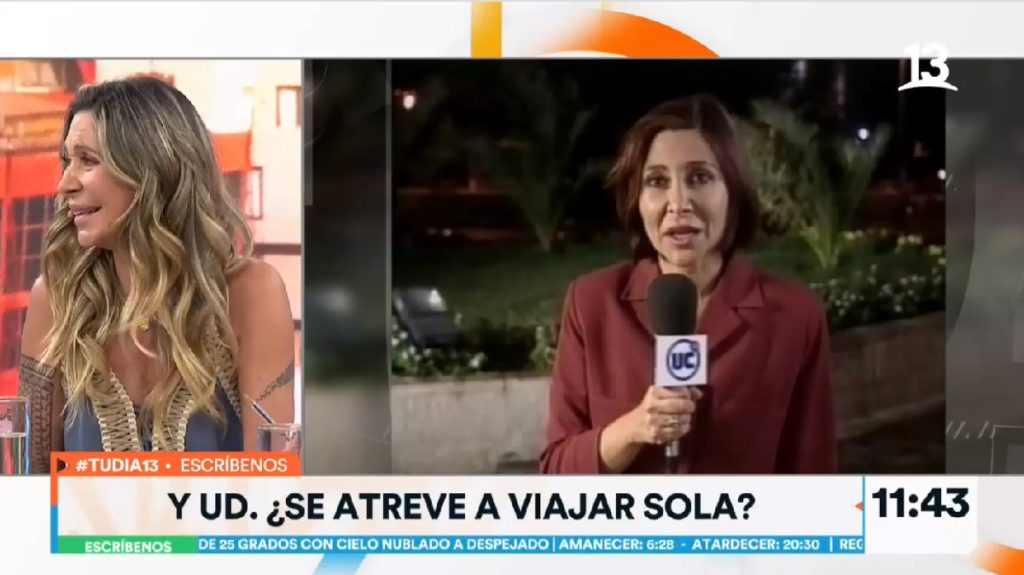 Anita Córdova regresó a Canal 13
