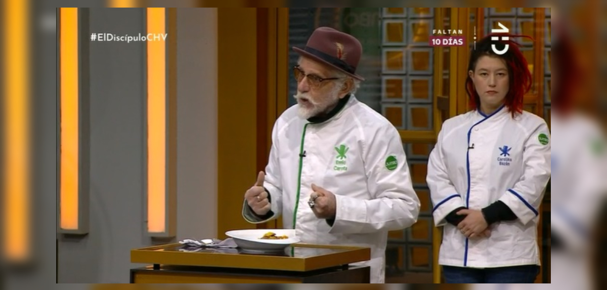 Ennio sobre charquicán de Víctor