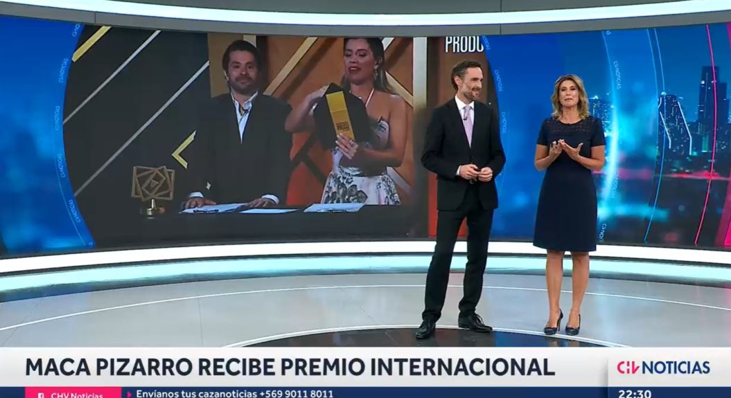 Macarena Pizarro en CHV Noticias