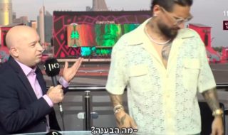 Maluma abandona entrevista Qatar