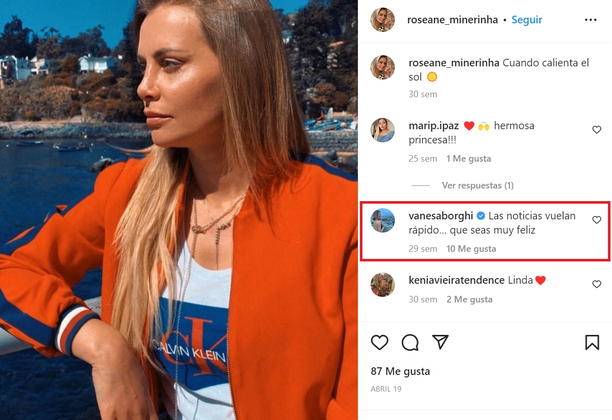 Mensaje de Vanesa Borghi a nueva pareja de su exposo
