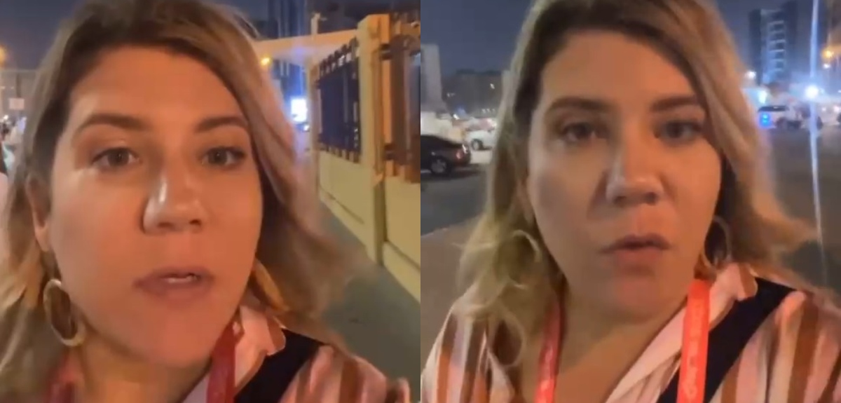 Periodista argentina sufrió robo durante despacho desde Qatar: 