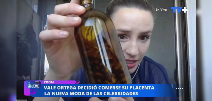Valeria Ortega cápsulas de placenta