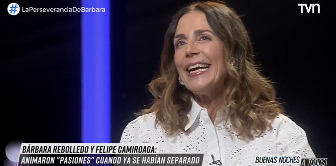 Bárbara Rebolledo bromeó con 'presencia' de Felipe Camiroaga en TVN: "No quiere que cuente"