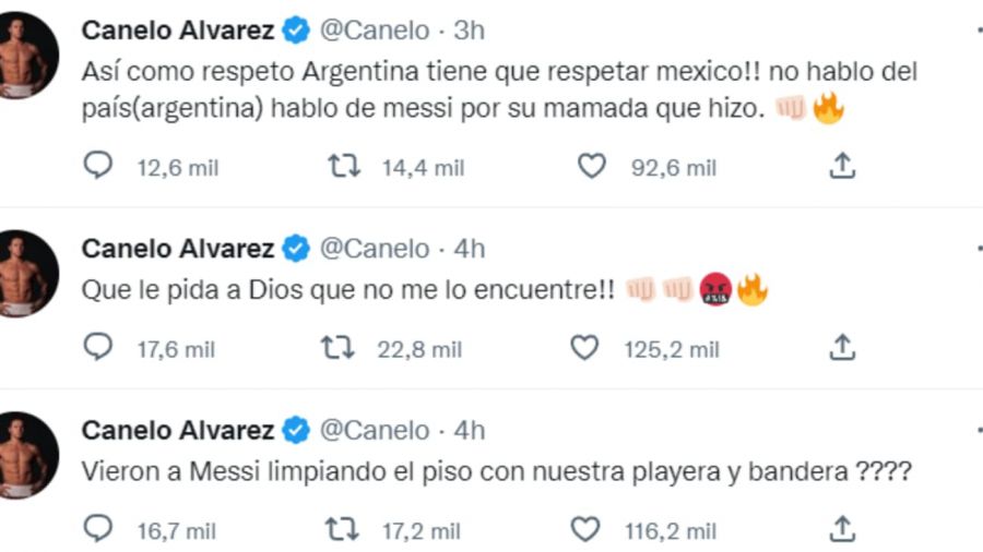 'Canelo' Álvarez amenazó con golpear a Messi tras supuesta 'falta de respeto' contra México