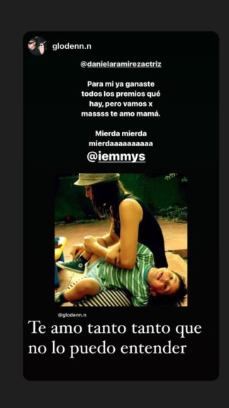 Hijo de Daniela Ramírez sorprendió a su madre con mensaje premio a los Emmy