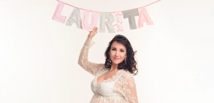 Icha Sobarzo bebé Laura un mes
