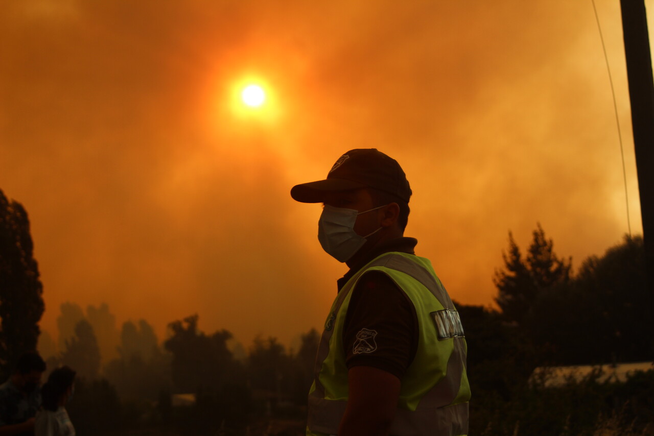 Incendio Monte Patria