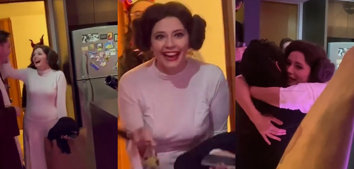 Magdalena Müller quedó impactada por fiesta sorpresa en su cumpleaños