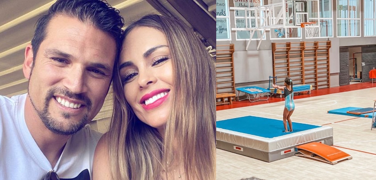 Maura Rivera y Mark González se llenaron de orgullo por primera competencia de su hija: 