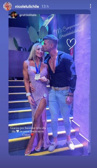 Nicole Luli Moreno nueva pareja Italo Grottini