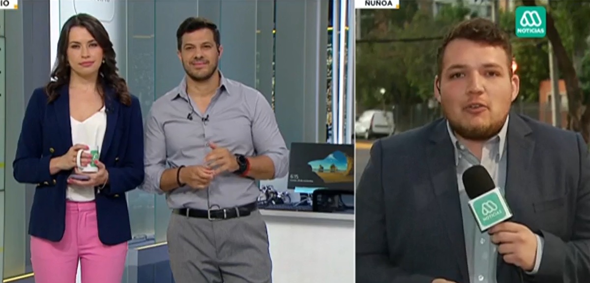 Periodista Julio Ahumada volvió a Meganoticias tras accidente de auto