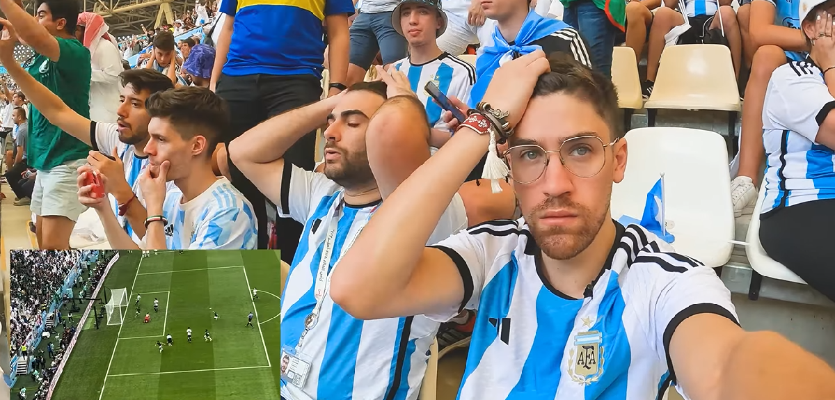 "Para la conch... de levantar la bandera": la reacción de Los Displicentes ante derrota de Argentina