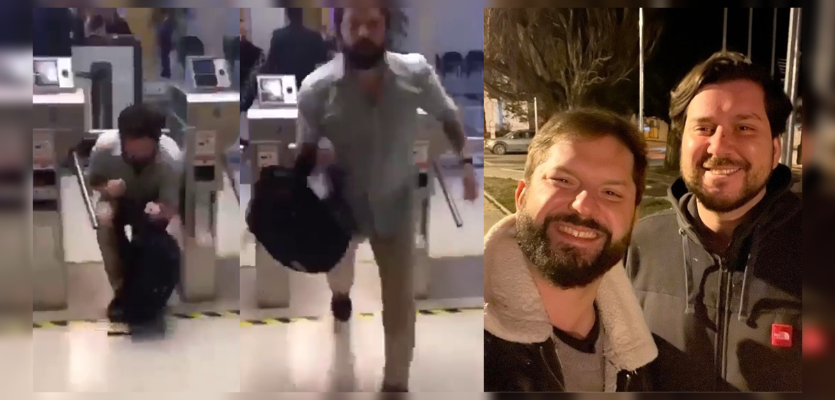 Hermano del presidente aclaró video que aseguró que Gabriel Boric evadió el Metro: “Qué vergüenza”