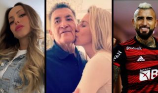 Arturo Vidal y Marité Matus