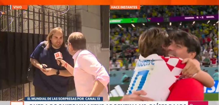 Canal 13 Periodista e Hincha de Argentina