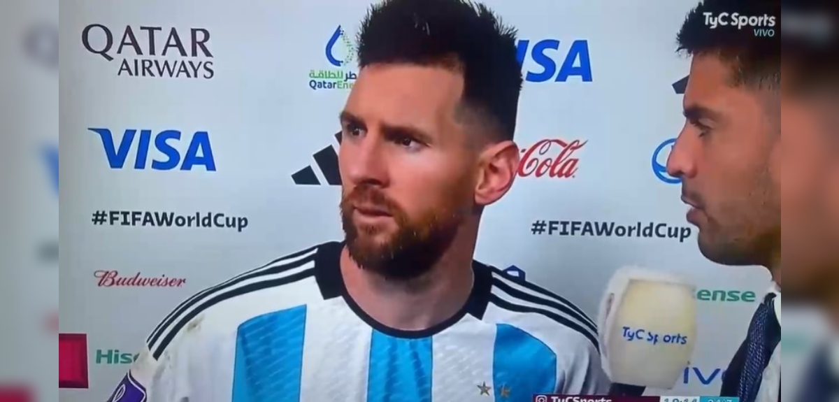 Messi enojo