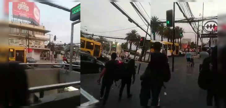 Vecinos grabaron a bus del Transantiago arrastrando por varios metros a colectivo en Puente Alto