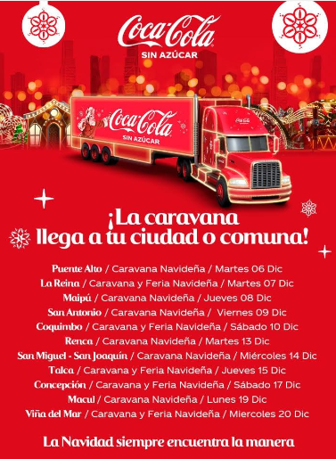 Coca Cola caravanas navideñas