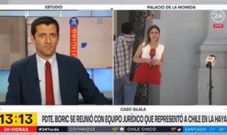 Explica curioso video que protagonizan periodistas de 24 Horas.